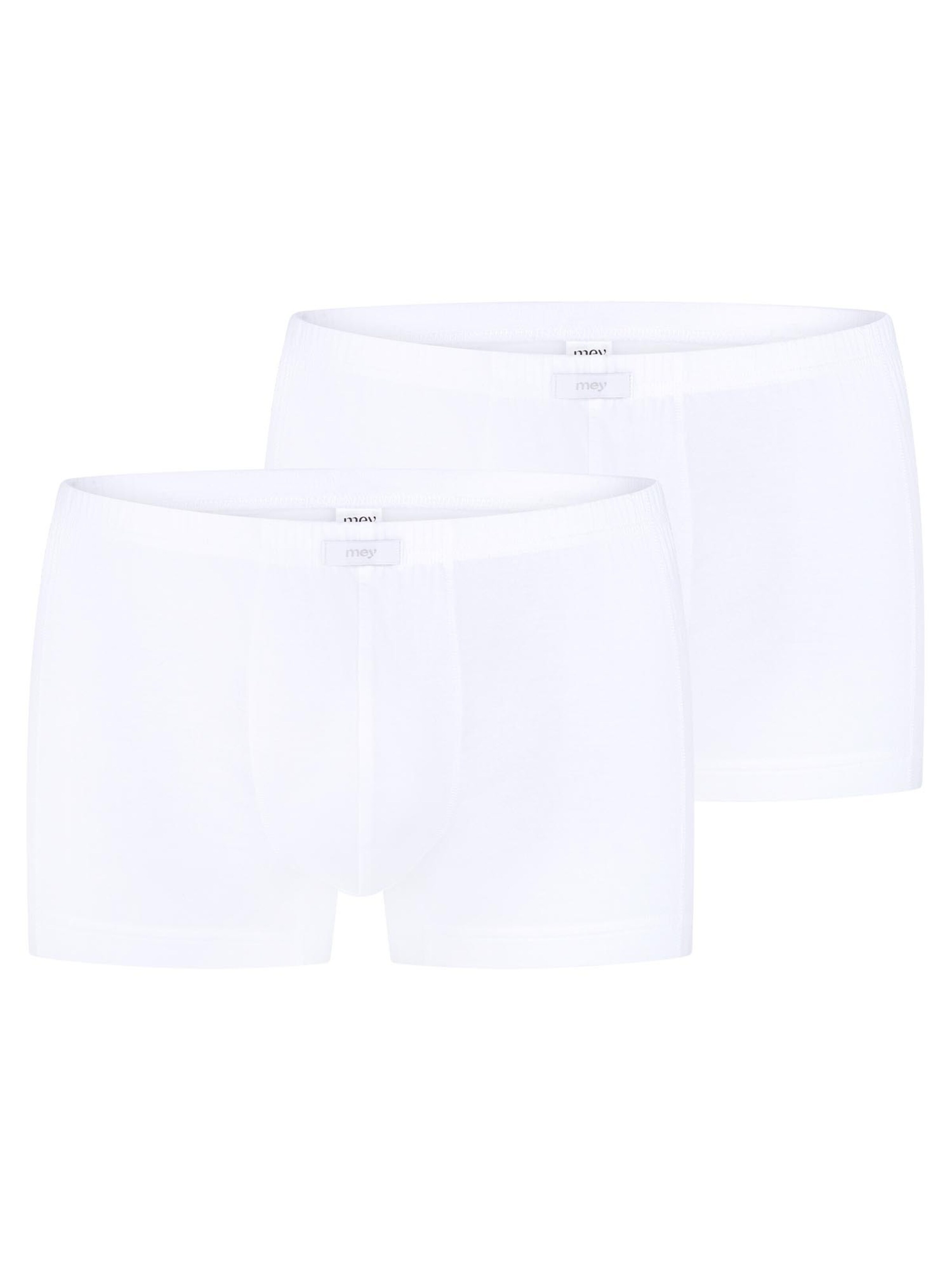 Mey Boxershorts 'Network' in Wit: voorkant