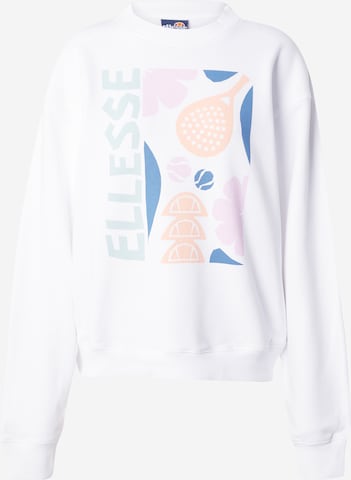 ELLESSE Sweatshirt 'Rosiello' in White: front