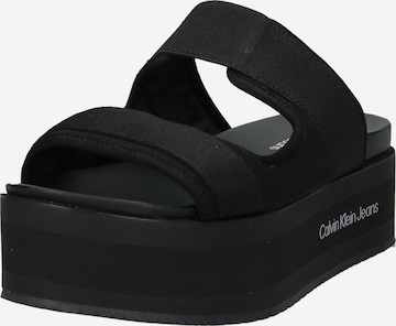 Calvin Klein Jeans - Zapatos abiertos en negro: frente