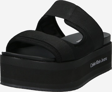 Calvin Klein Jeans Pantolette i svart: framsida