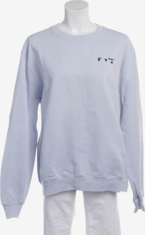 Off-White Sweatshirt / Sweatjacke XL in Blau: predná strana