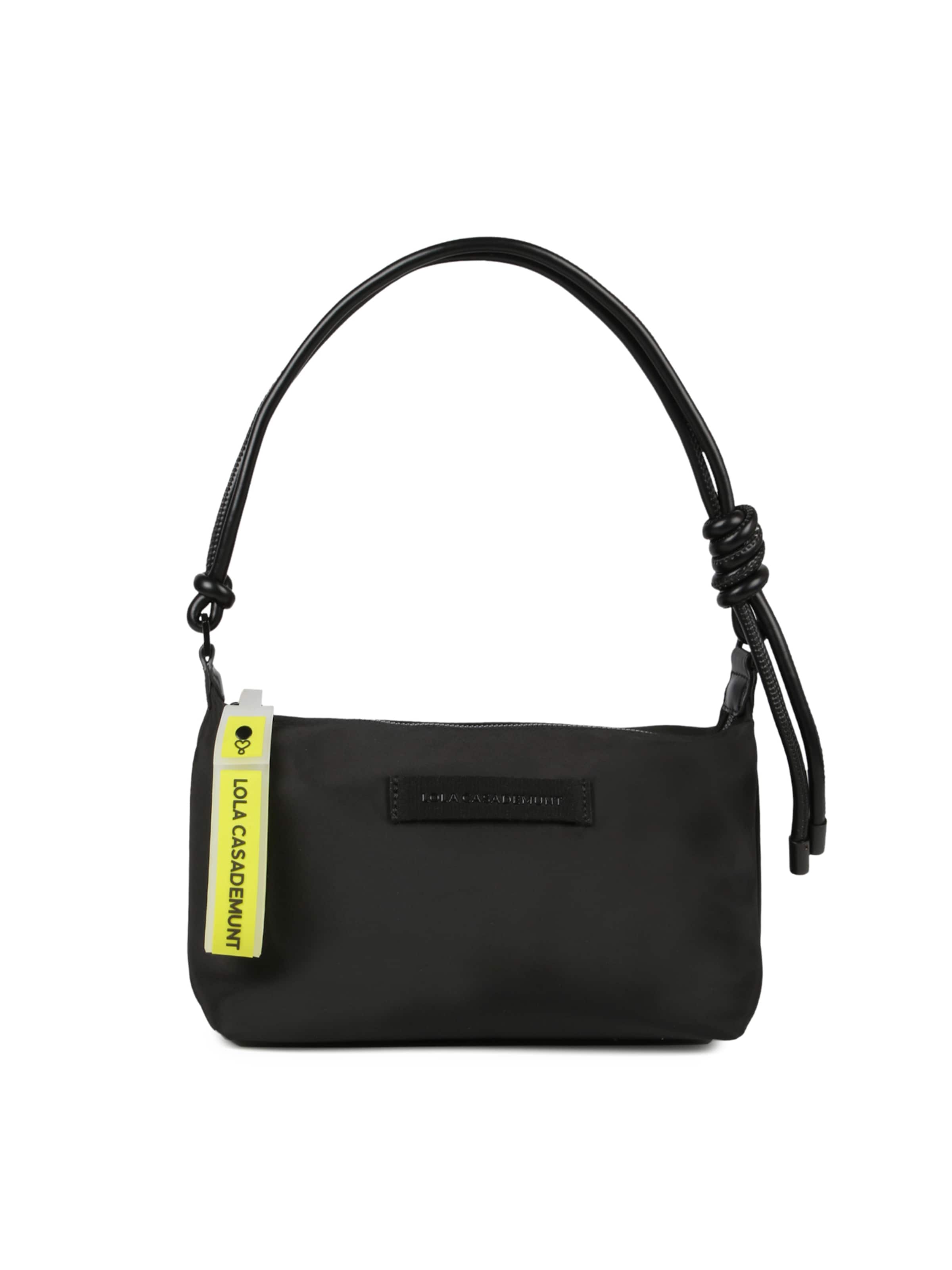 Borsa a mano di Lola Casademunt in nero: frontale