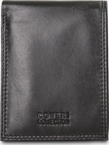 Portamonete 'Portafoglio uomo vera pelle Coveri - Minimalista sfoderato' di Coveri Collection in nero: frontale