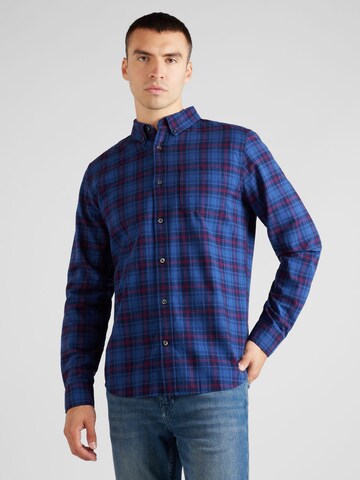 Coupe regular Chemise GAP en bleu : devant