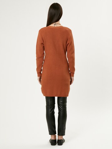 Influencer Knit dress in Brown