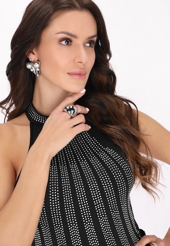 faina - Camisa body 'Fashion Look' em preto