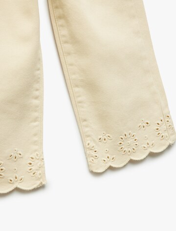 Koton Wide leg Jeans in Beige