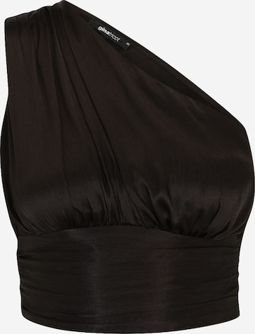 Gina Tricot Petite Top in Black: front