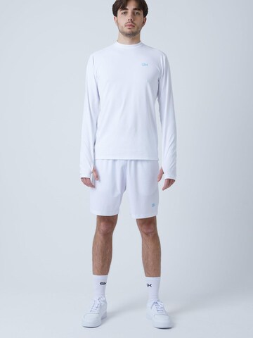 SPORTKIND Funktionsshirt 'Langarmshirt High-Neck'‌‌‌‌‌‌‌‌‌ in Weiß: Vorderseite