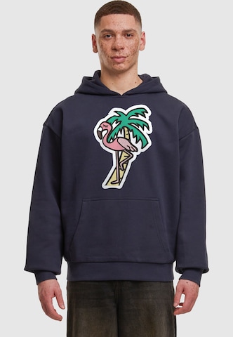 Mister Tee - Sweatshirt 'Flamingo' em azul: frente