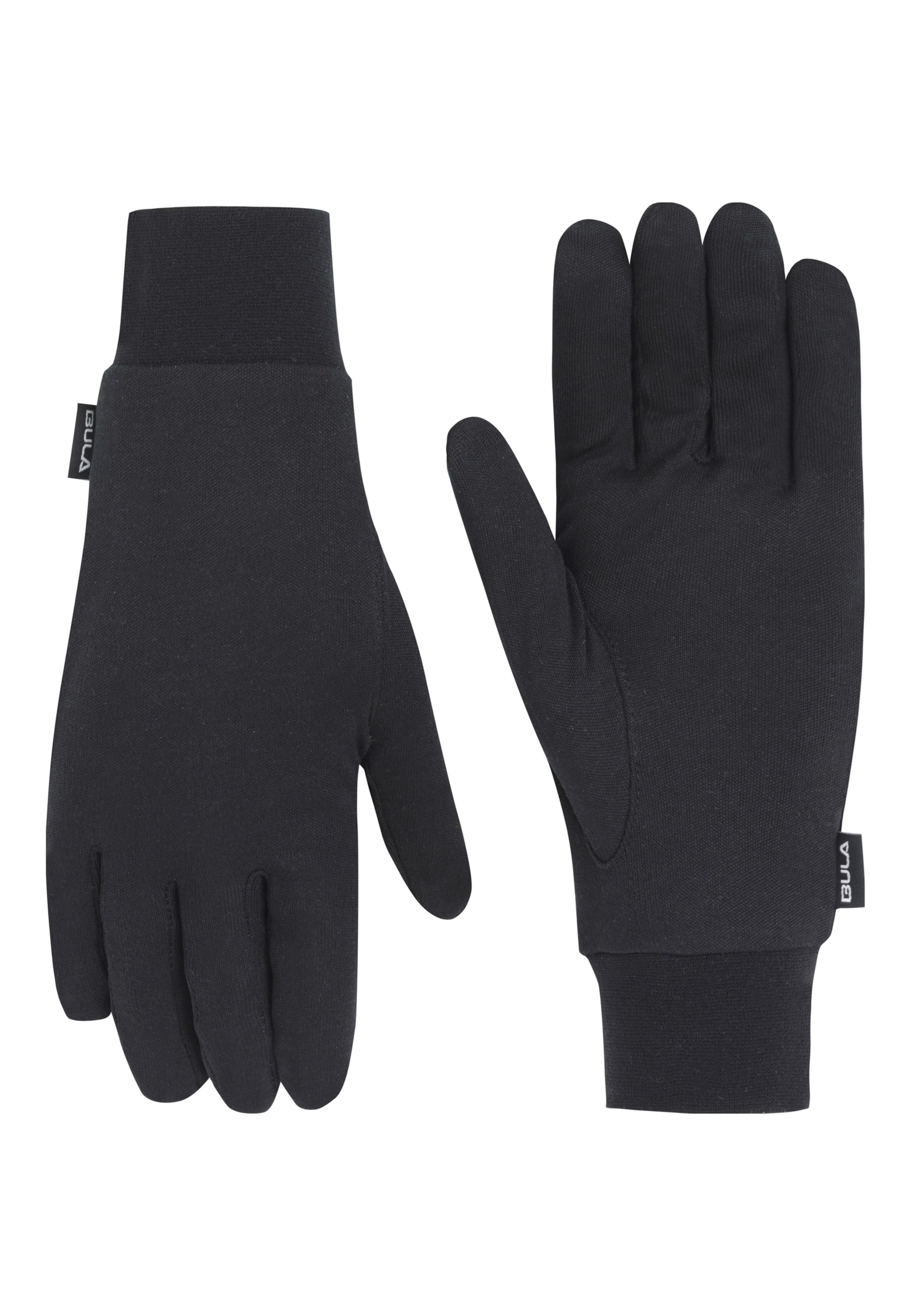 BULA Full Finger Gloves in Black: front