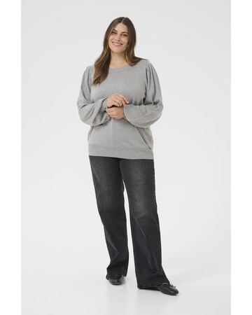 Pull-over KAFFE CURVE en gris : devant