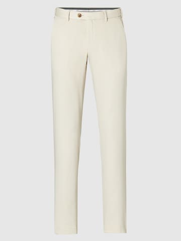 Hiltl Slim fit Chino Pants 'Tourist 2.0 - Soft Cotton' in Beige: front