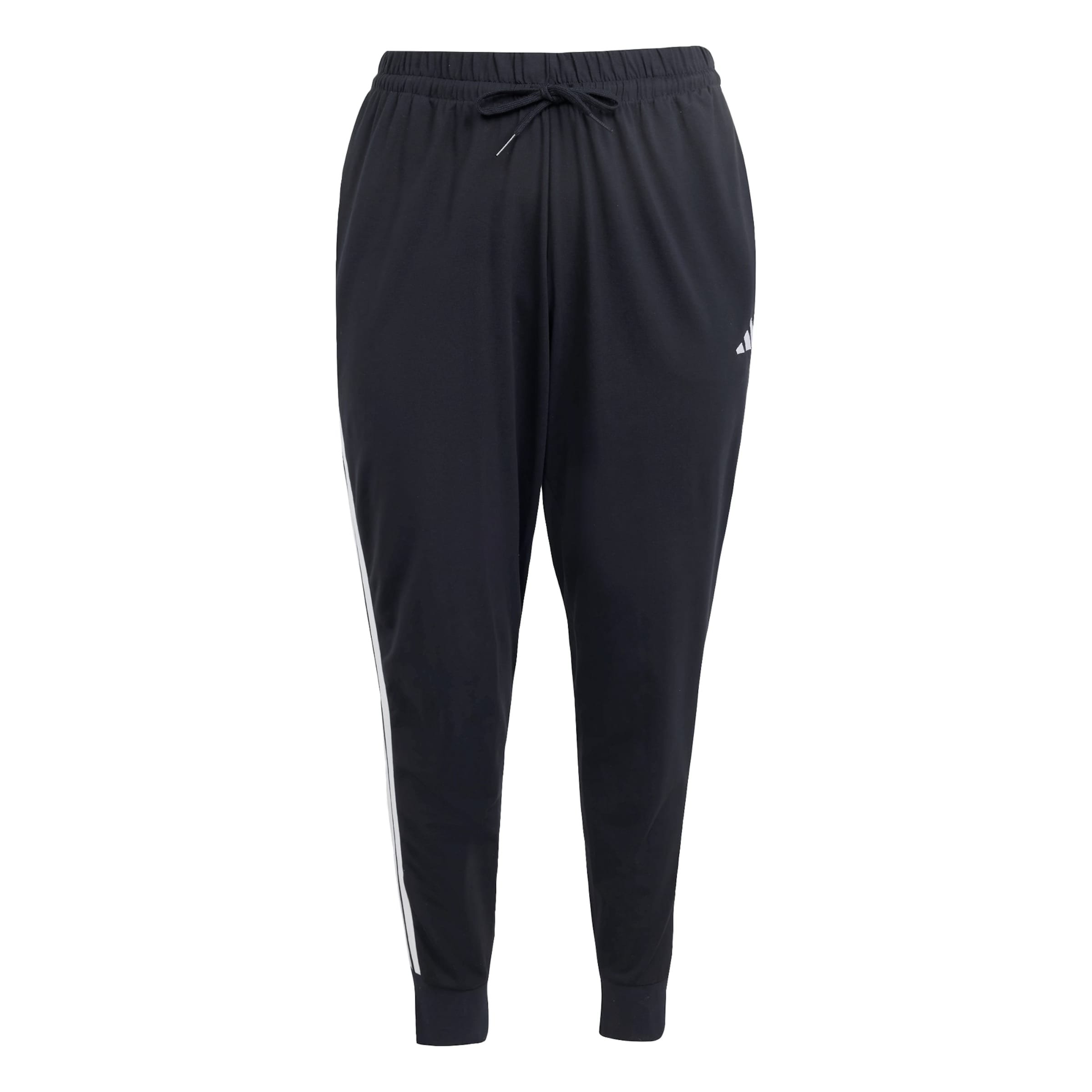 ADIDAS SPORTSWEAR Tapered Sports trousers 'Essentials' in Black: front