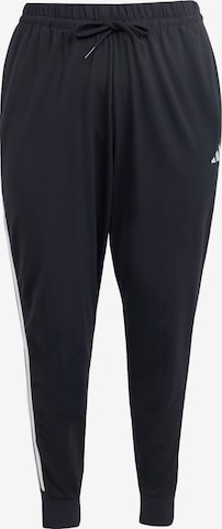 ADIDAS SPORTSWEAR Slimfit Sportbroek 'Essentials' in Zwart: voorkant