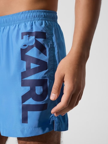 Karl Lagerfeld Badshorts i blå