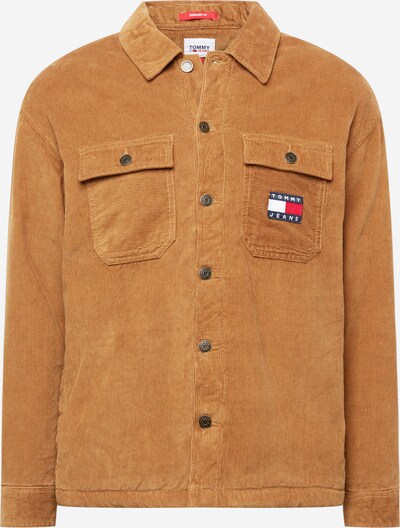 Geacă de primăvară-toamnă Tommy Jeans pe albastru închis / maro caramel / roșu / alb, Vizualizare produs