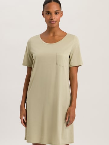 Hanro Nightgown ' Cotton Deluxe ' in Beige: front