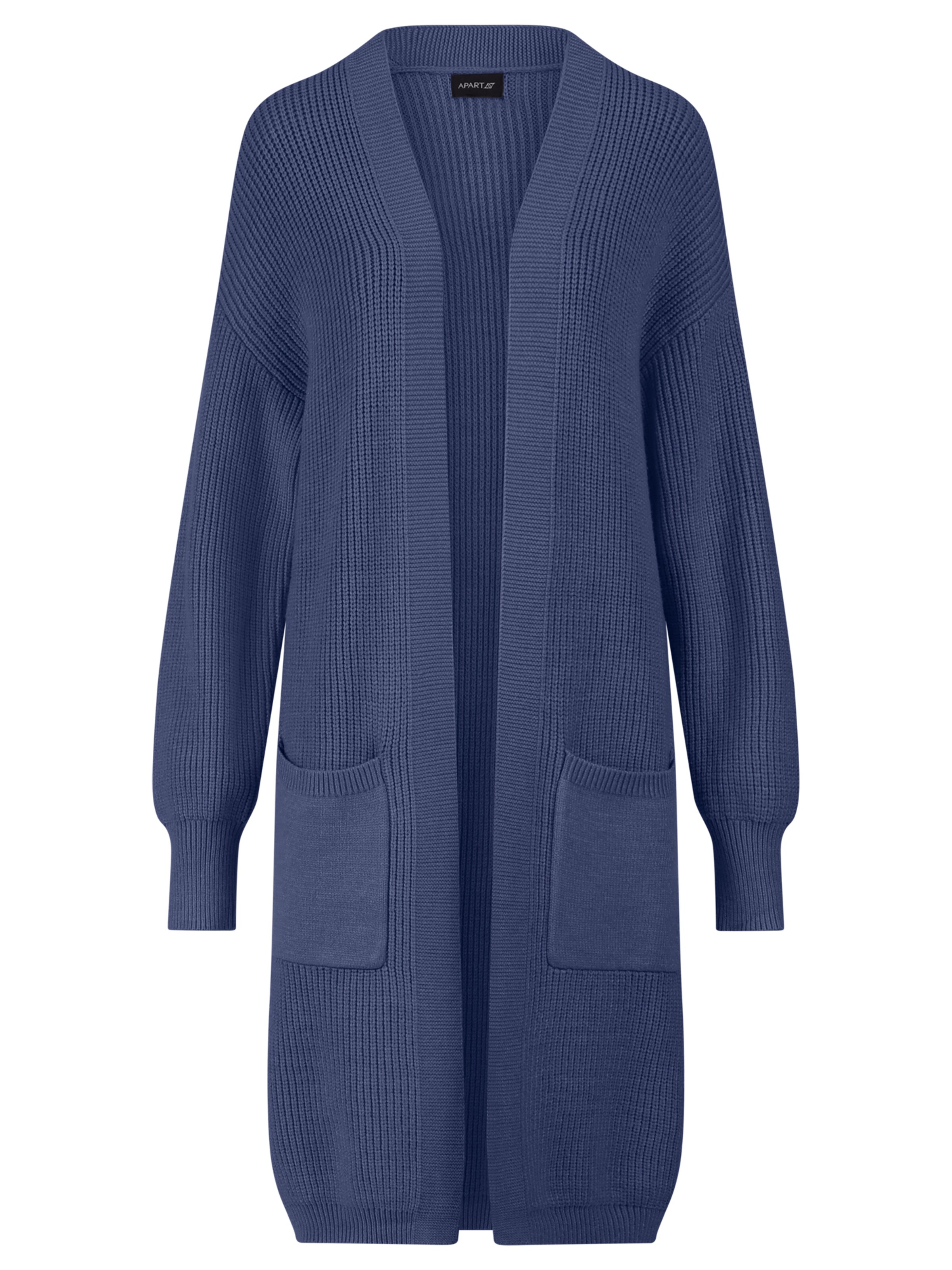 APART Knit Cardigan in Blue: front