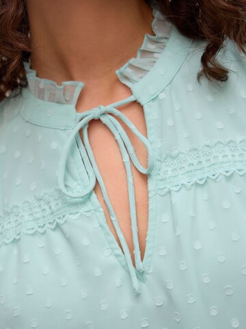 VERO MODA Blouse 'VMLeah' in Groen