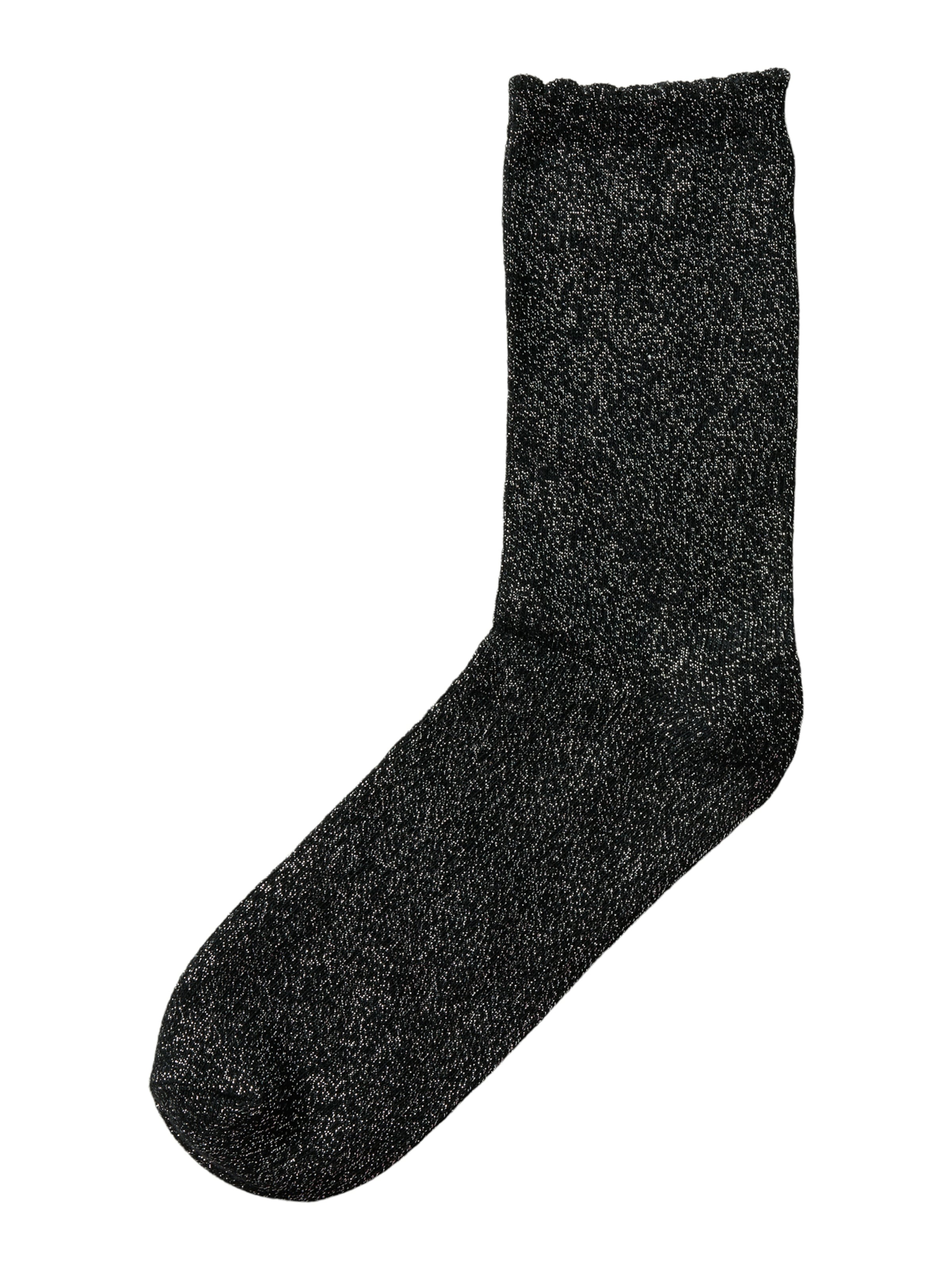 NAME IT Ponožky 'NKFGLITTER' - Čierna: predná strana