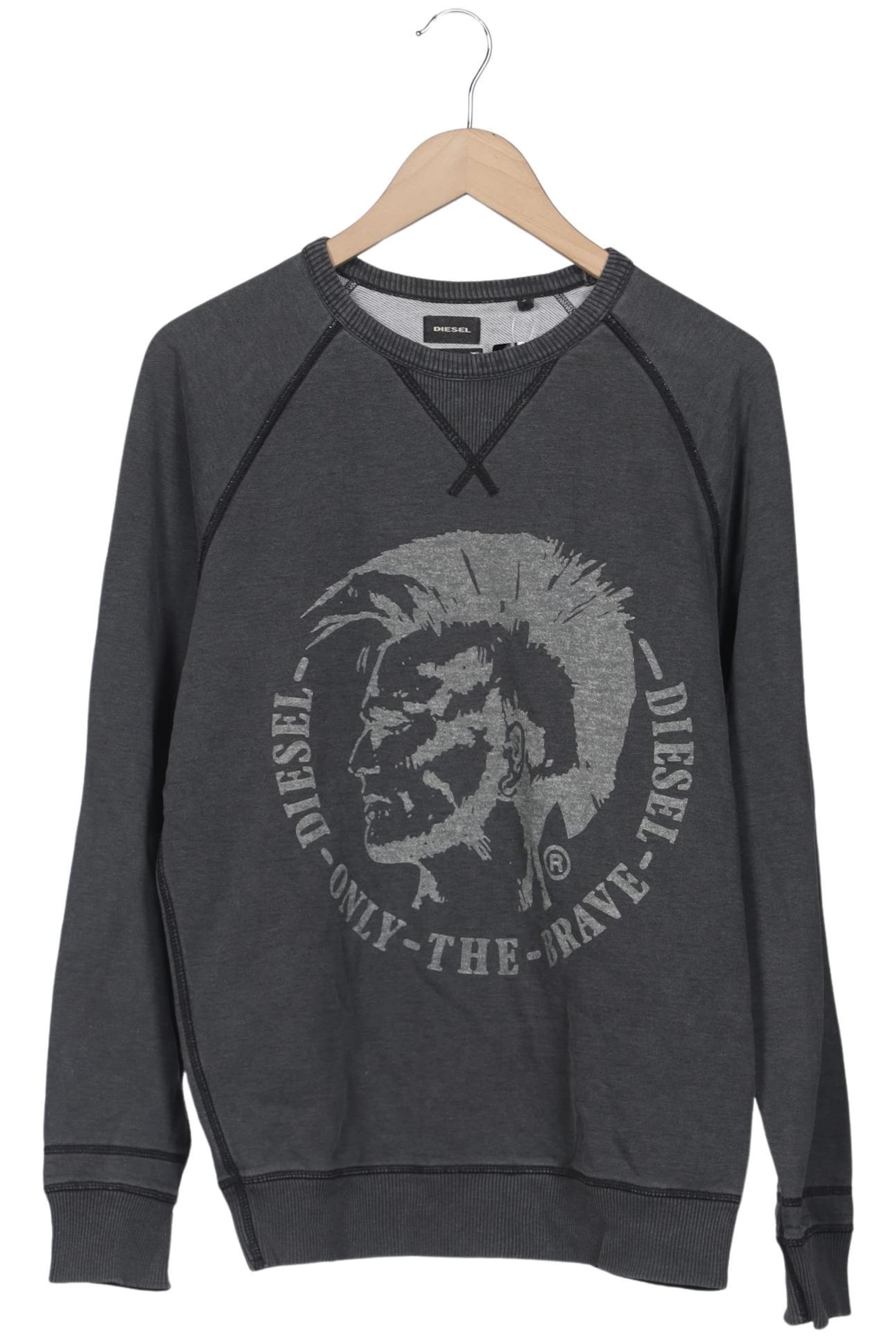 DIESEL Sweater S in Grau: Vorderseite