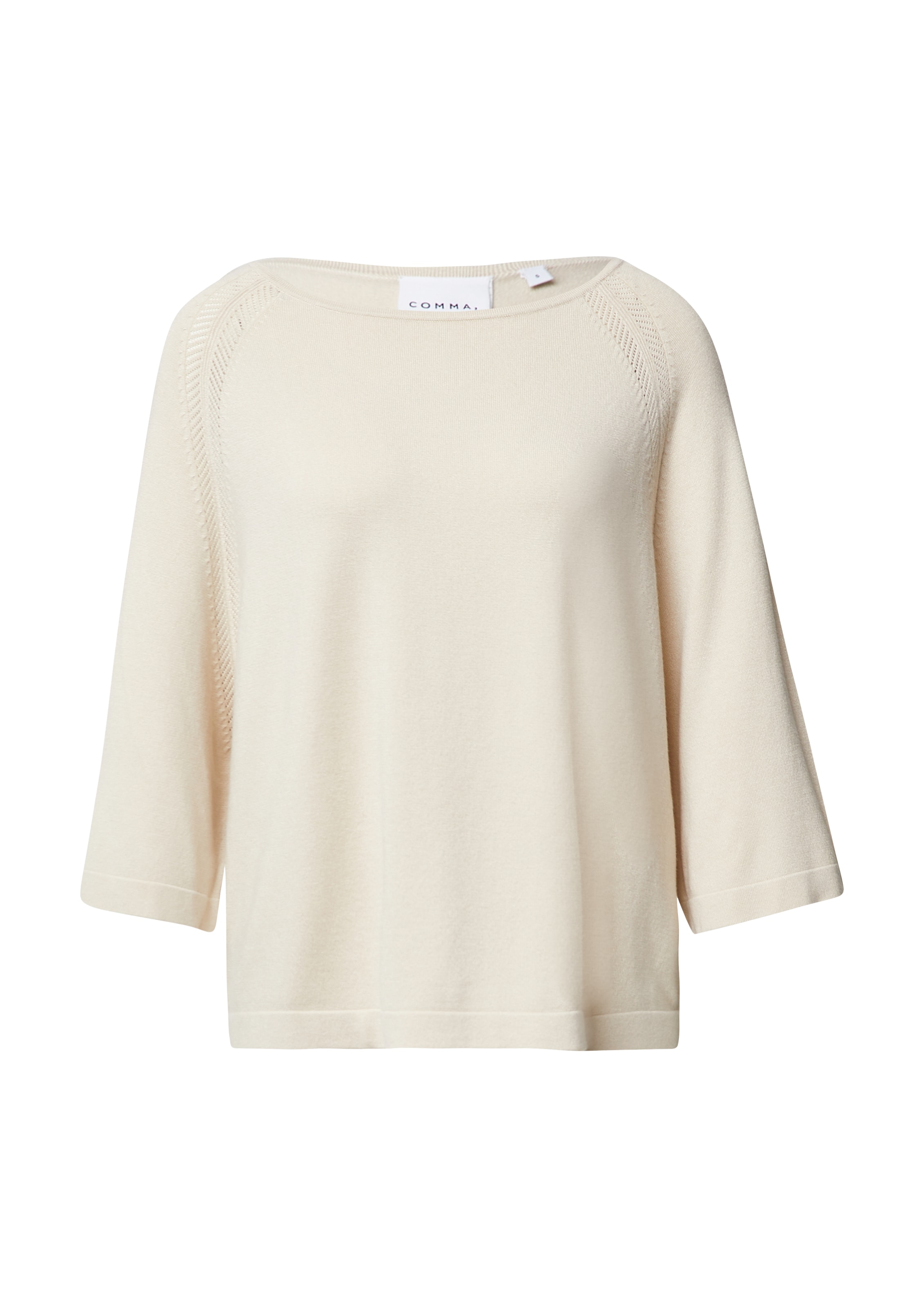 COMMA Pullover in Beige: Vorderseite