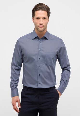 ETERNA Regular Fit Hemd in Blau: Vorderseite