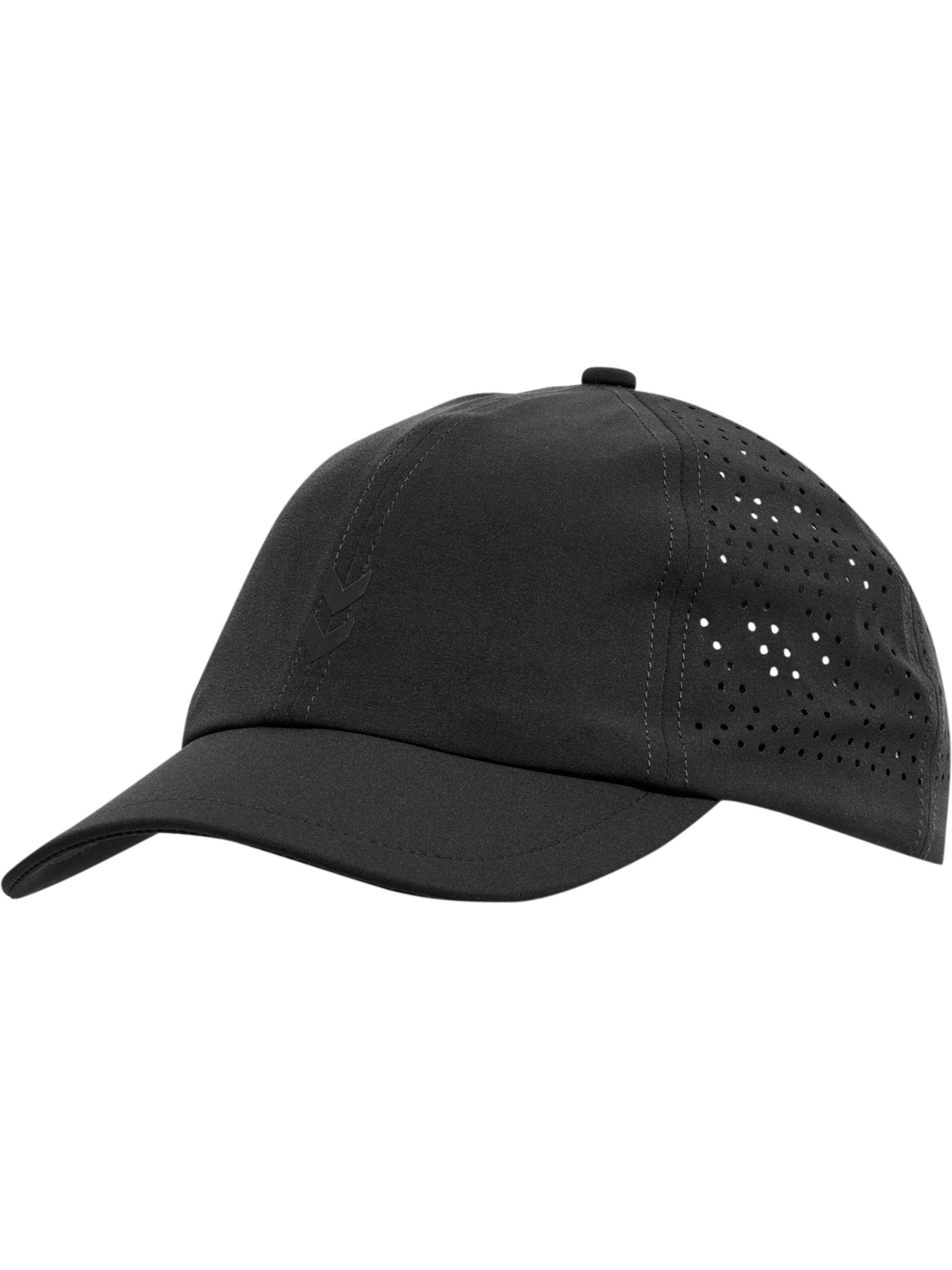 Hummel Cap in Schwarz: Vorderseite