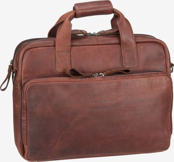 The Chesterfield Brand Document Bag 'Geneva' in Brown: front