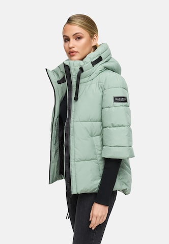 NAVAHOO Winterjacke 'Lotusherz XIV' in Grün