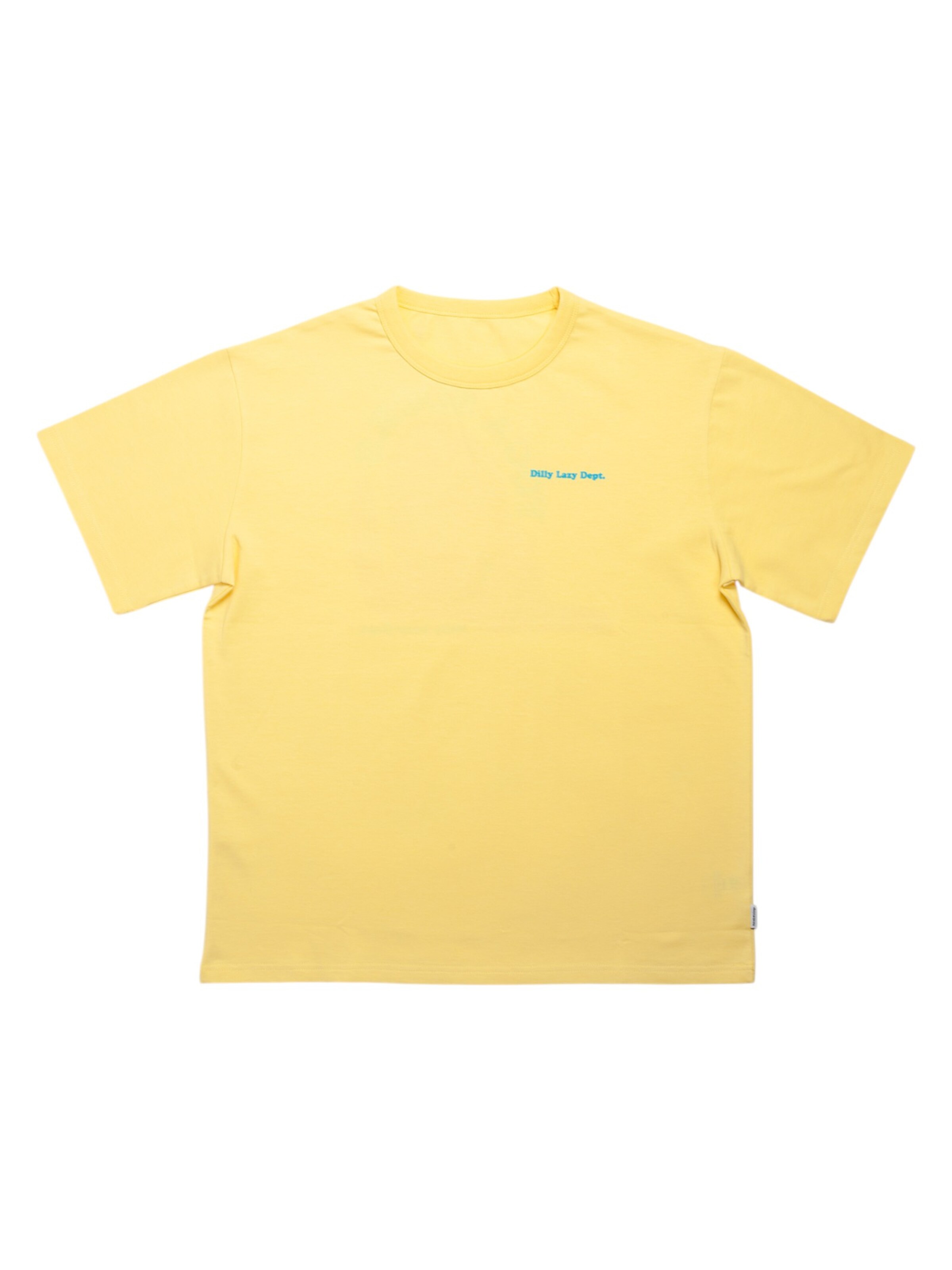 DillySocks Shirt 'Dilly Lazy Days' in Yellow: front