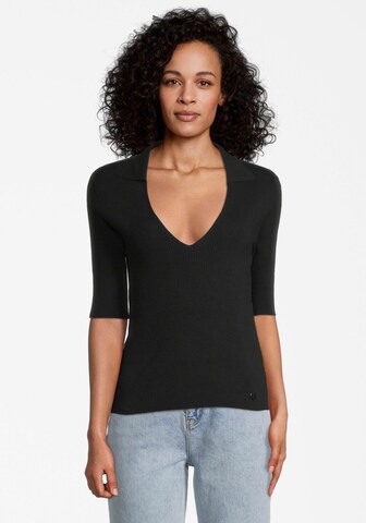 TAMARIS Sweater in Black: front