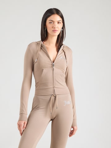 Juicy Couture Кофта на молнии 'OOLA' в Серый