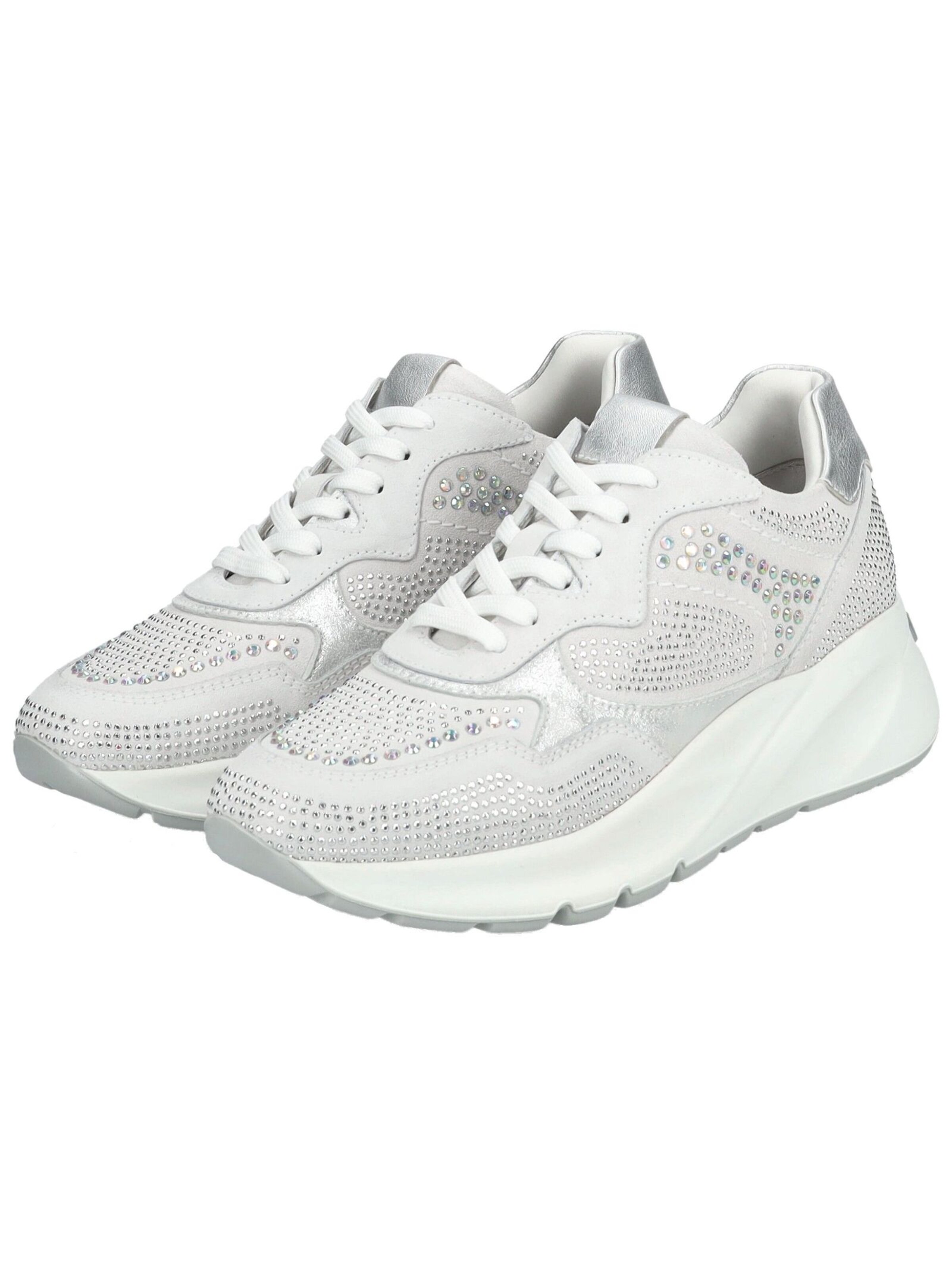 Baskets basses Nero Giardini en blanc