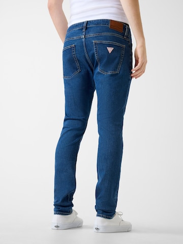 mėlyna GUESS JEANS Siauras Džinsai 'G12'
