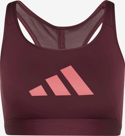ADIDAS PERFORMANCE Urheilurintaliivit 'Power React' koossa XS värissä suklaa / vaalea pinkki, Tuotenäkymä