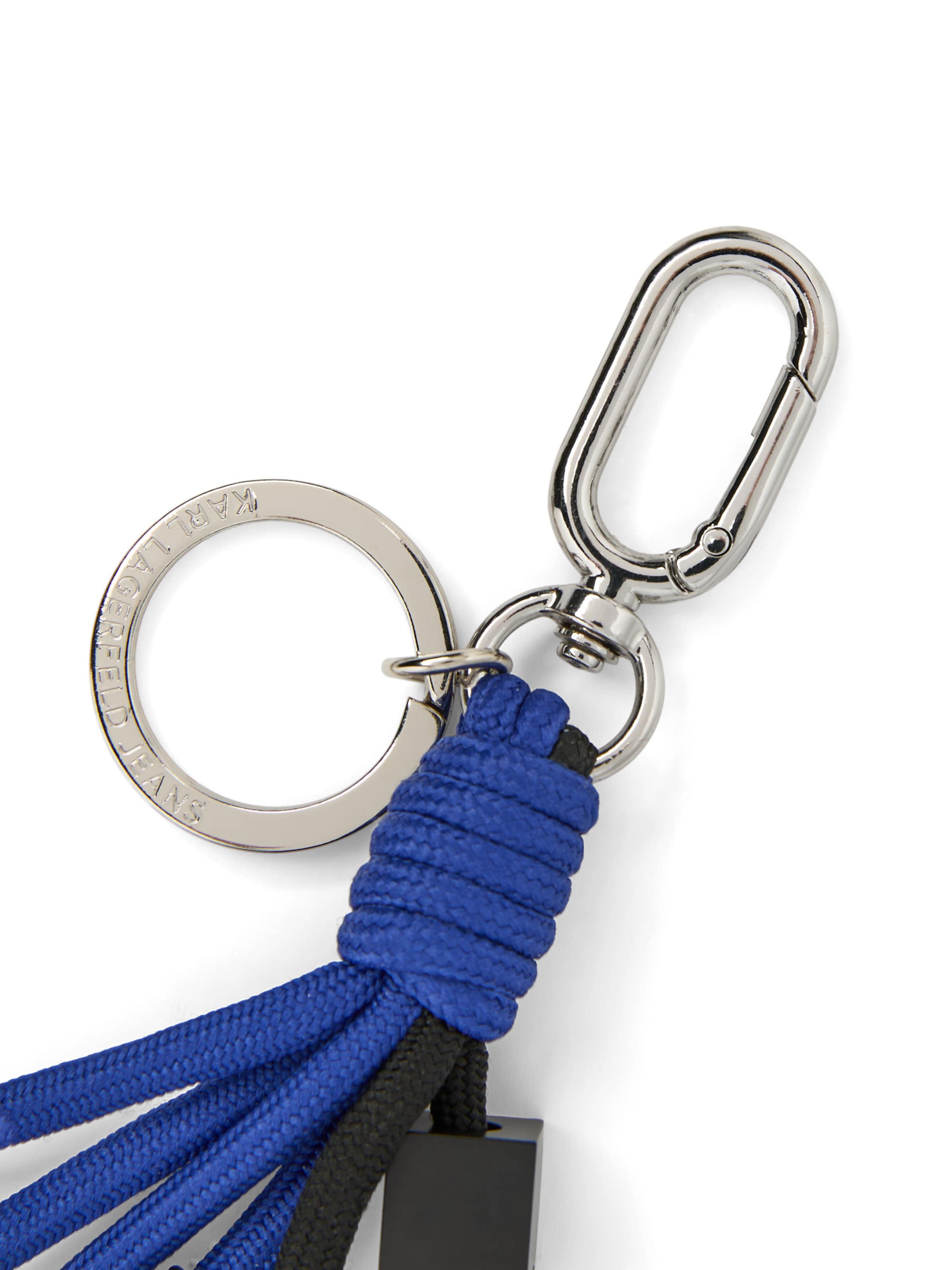 KARL LAGERFELD JEANS Obeski za ključe | modra barva