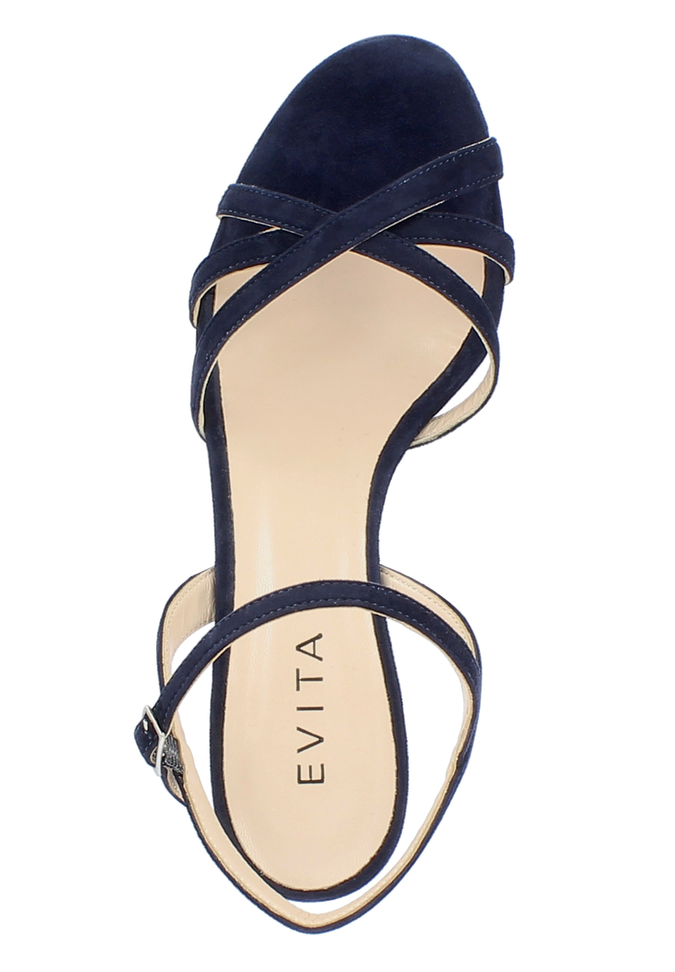 EVITA Strap Sandals in Blue