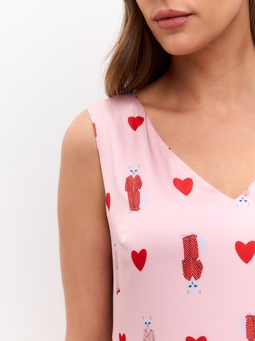 Cat e Lolette Kesämekko 'Loungewear dress' värissä vaaleanpunainen