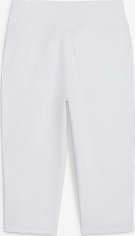Coupe slim Pantalon de sport 'Everday' PUMA en blanc
