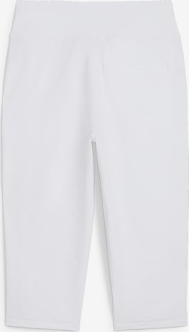 Coupe slim Pantalon de sport 'Everday' PUMA en blanc
