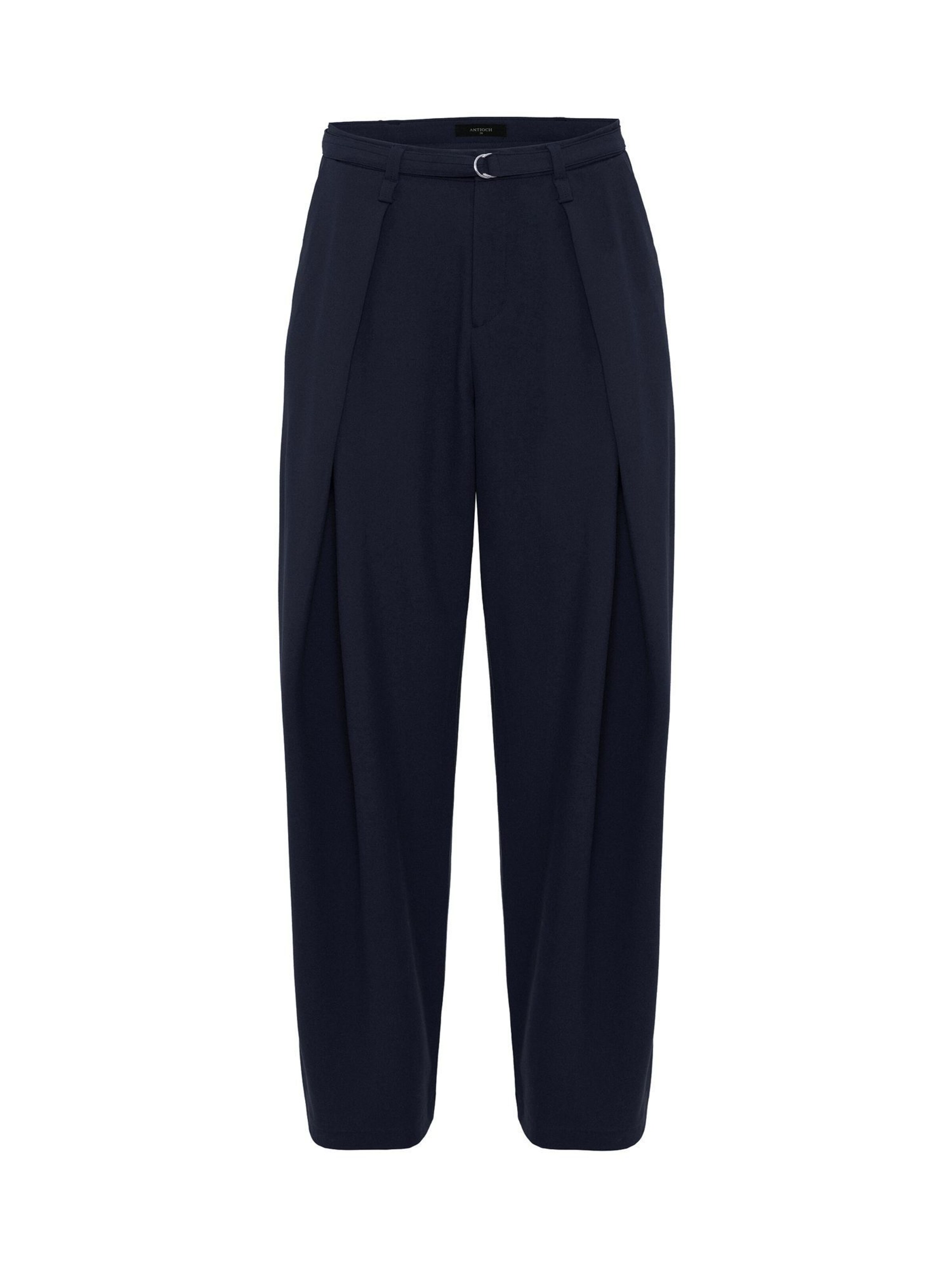 Antioch Regular Veckad byxa i blå: framsida