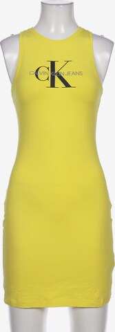 Calvin Klein Jeans Dress in XS in Yellow: front