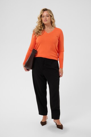 Pull-over 'Lizzy' KAFFE CURVE en orange