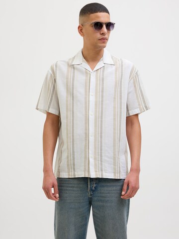 JACK & JONES Классический крой Рубашка 'JPRCCSummer' в Белый: спереди