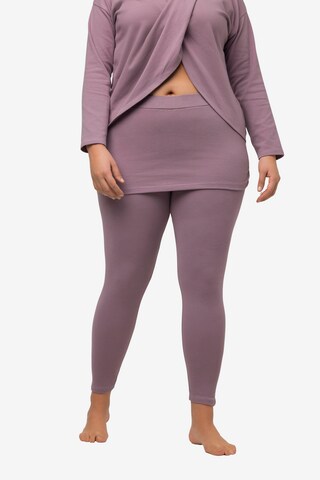 Ulla Popken Skinny Leggings in Purple: front