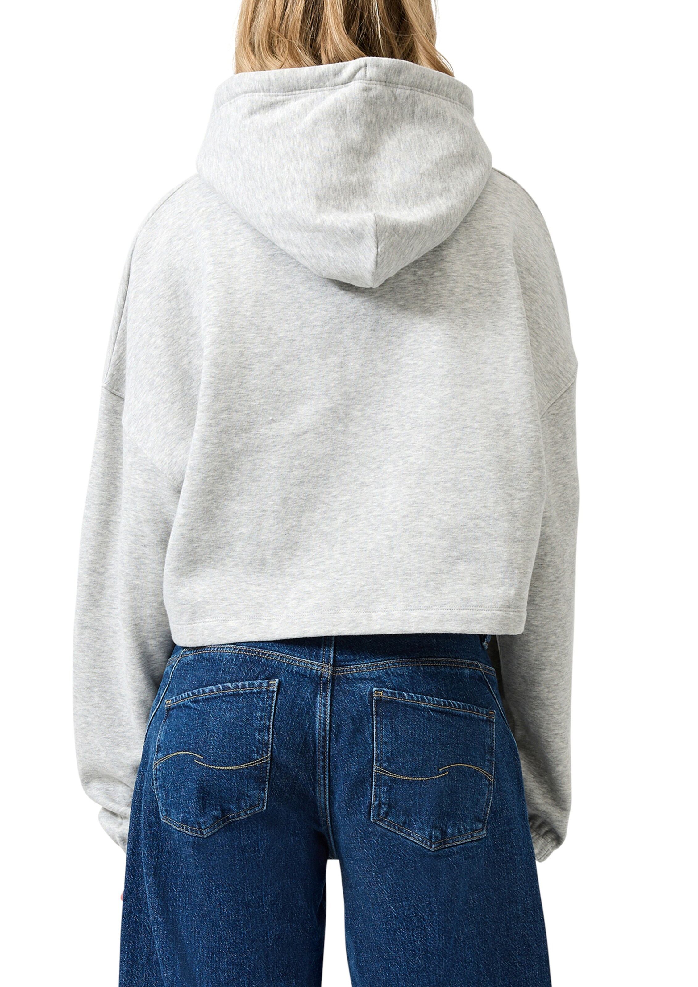 Sweat-shirt QS en gris