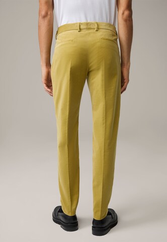 STRELLSON Slimfit Hose 'Melwin' in Gelb