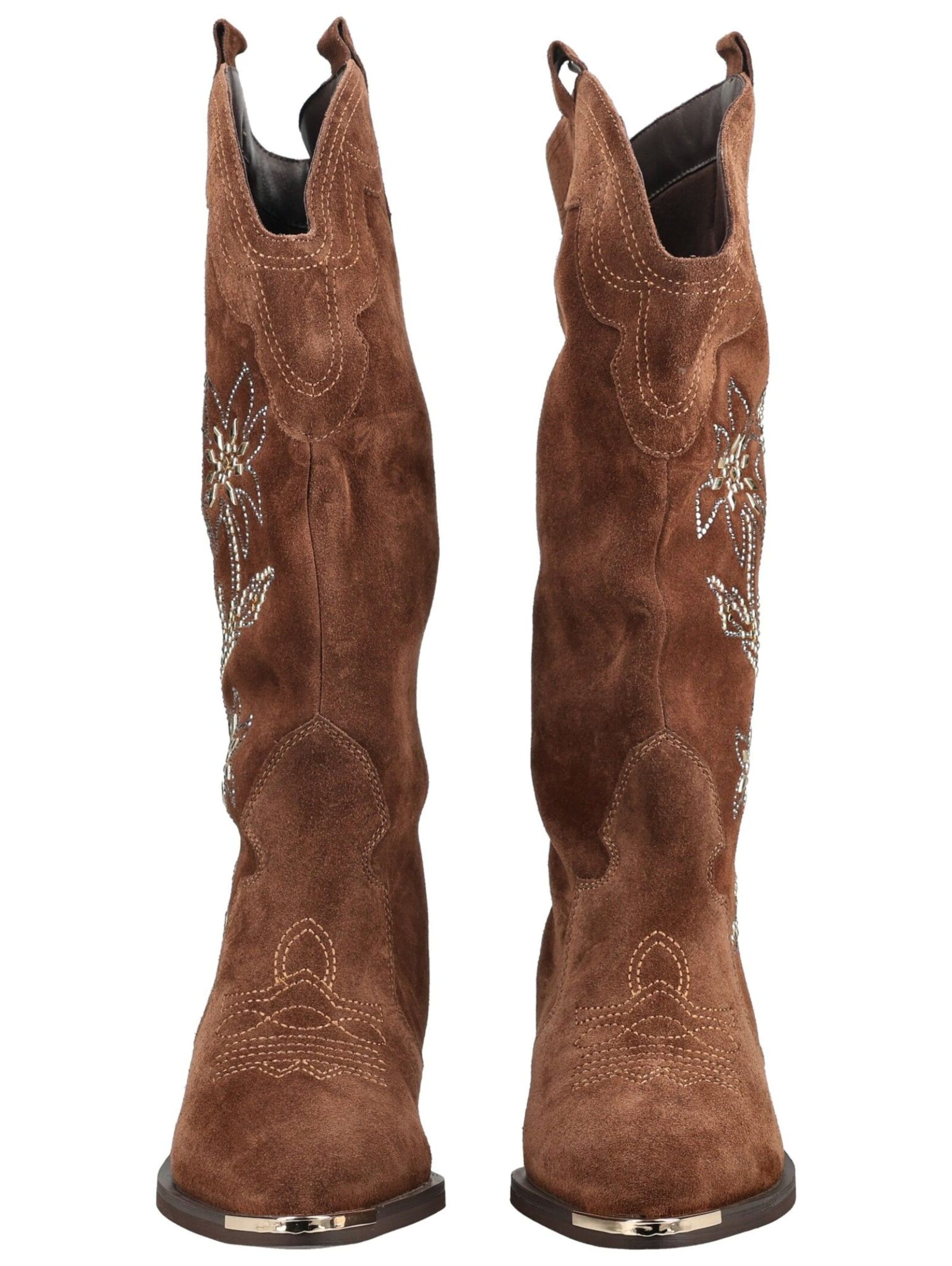 Alma En Pena Cowboy boot in Beige
